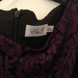 Eliza J lace dress with bell sleeves.